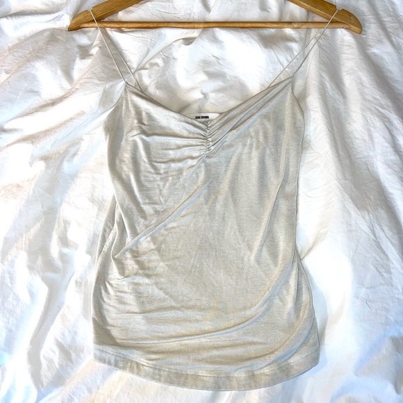 Joah Brown Cinched Cami in CHALK [S/M (4-6)] - Picture 5 of 6